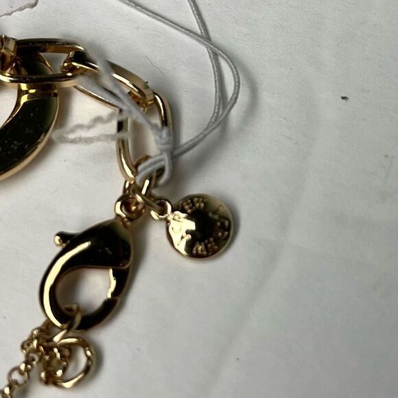 J. Crew Gold Tone Celestial Moon & Star Charmed Bracelet (Missing Rhinestones) - Picture 6 of 7